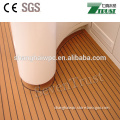 Synthetic teak pvc soft flooring for yacht,boat,pontoon Size:190X5MM